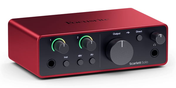 Focusrite Scarlett Solo Studio, Desktop, USB, USB, 56 dB, 9 dBu, 3000 O