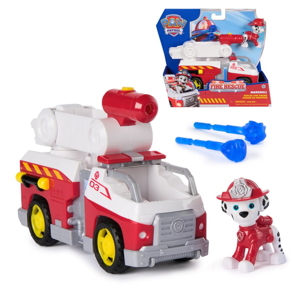 Spin Master Paw Patrol brannbil med vippestige, Marshall