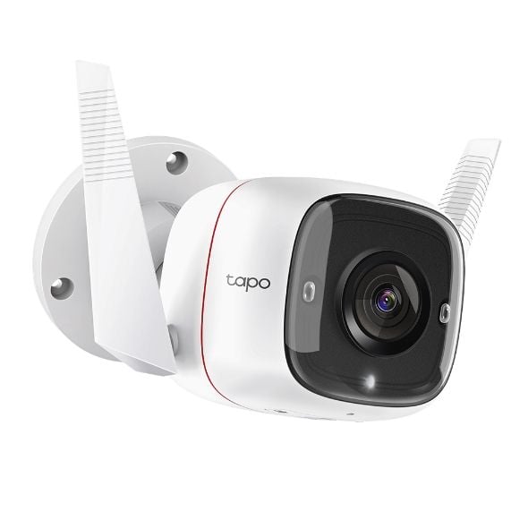 TP-Link Tapo TC65, IP-sikkerhetskamera, Utendørs, Ledning & Trådløs, Amazon Alexa & Google Assistant, CE, Tak/Vegg