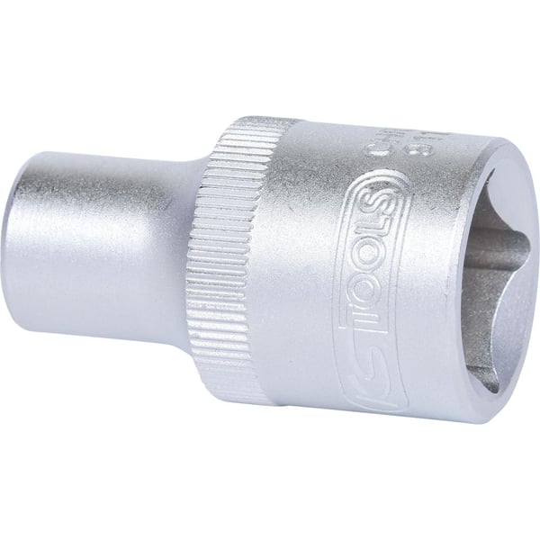 KS Tools 911.4333, Stikkontakt, 1/2", 1 hoder, Kromvanadiumstål, DIN 3120, ISO 1174, 38 mm