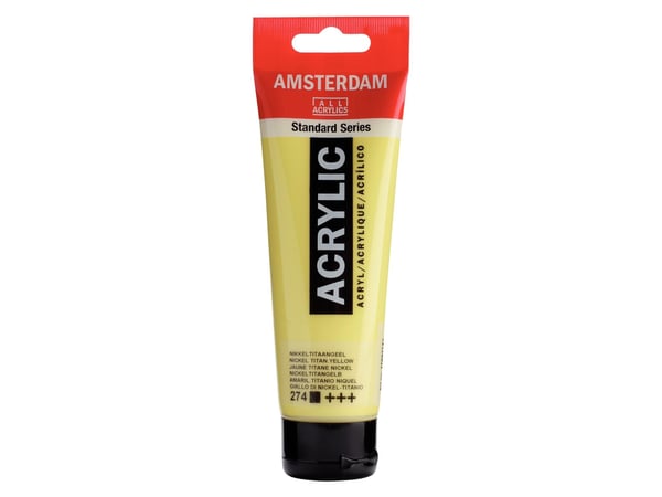 Amsterdam Standard Series akrylrör Nickel Titanium Yellow 274
