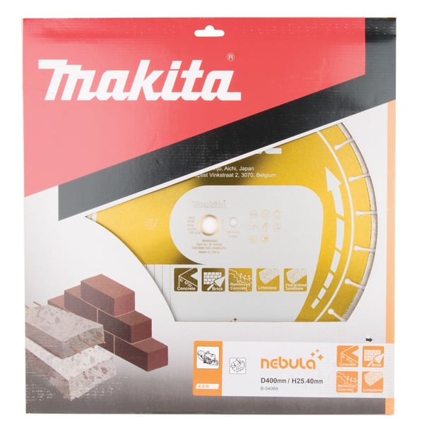 Makita B-54069 timanttikatkaisulaikka 400 mm, 25,4 mm EK8100WS:lle, Nebula