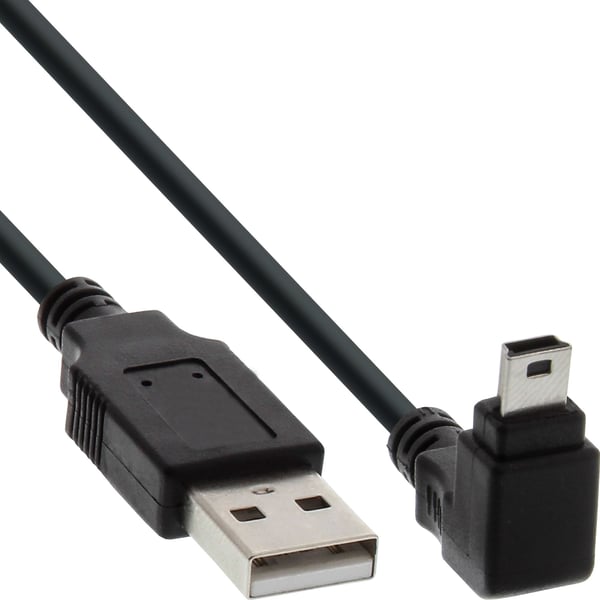 InLine 34230 USB-kabel, USB-A till Mini-USB B, 3 m, USB 2.0, svart