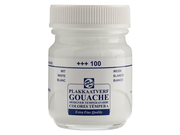 Talens Gouache Extra Fine Quality Bottle 50 ml White 100