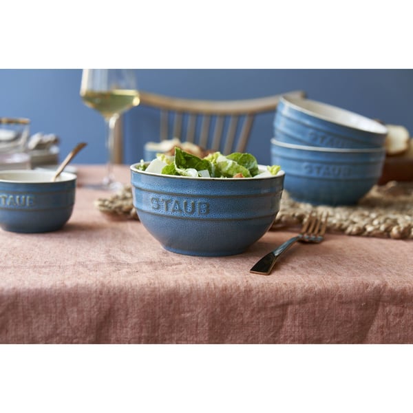 STAUB PYÖREÄ KULHO 40508-147-0 14 CM - 4 KAPPALEEN SARJA.