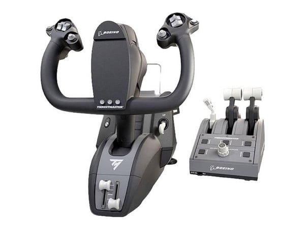 Thrustmaster Civil Aviation (TCA) Yoke Pack Boeing Edition - Åk og gasspedal - kablet - for PC, Microsoft Xbox One, Microsoft Xbox Series S, Micros...