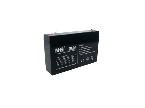 PowerWalker MHB MS7-6, 6 V, 7 ah, 1 kpl, 5 vuosi/vuosia, Musta, 2,1 A