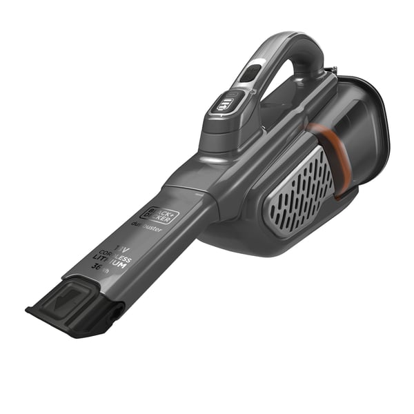 Black & Decker BHHV520JF-QW, Kuiva, Sykloninen, Matto, Kovat lattiapinnat, Verhoilu, Pussiton, Musta, Hopea, Titaani, 0,7 L