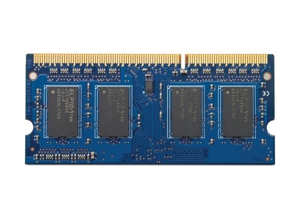HP - DDR3L - modul - 4 GB - SO DIMM 204-pin - 1600 MHz / PC3-12800 - 1.35 V - ikke-bufret - ikke-ECC - for HP 250 G5 (DDR3); EliteBook 745 G3, 755 ...