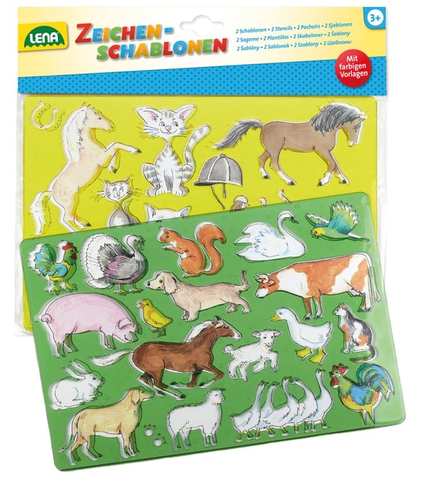 Lena 65767, Kunststensil, Barn, Flerfarget, Gutt/Jente, 3 år, 260 mm