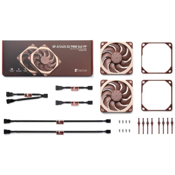 Noctua NF-A12x25 G2 PWM Sx2-PP Premium Fan 120x25mm 2pcs