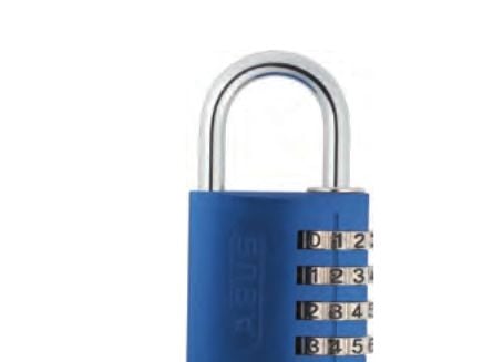 ABUS ABVS46614 Hængelås 31,5 mm Blå Kombinationslås