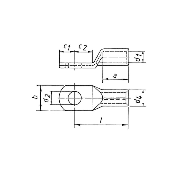 Klauke 109R10, Peltipurkki, Harmaa, Kupari, 120 mm², 1,55 cm, 3,5 cm