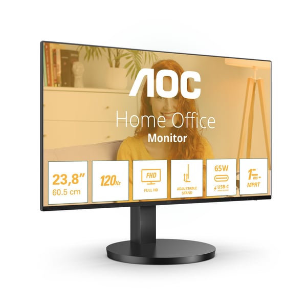 AOC B3 27B3CF2, 68,6 cm (27"), 1920 x 1080 pixlar, Full HD, LED, 4 ms, Svart