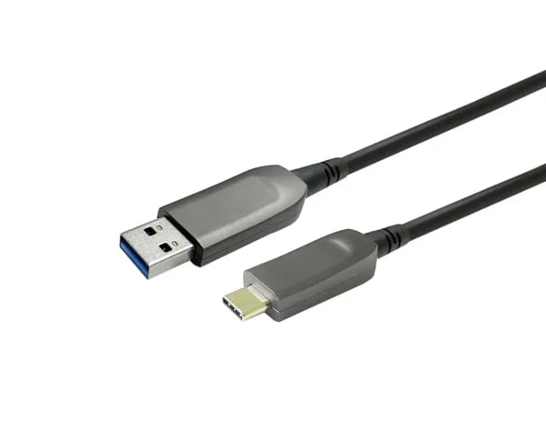 VivoLink - USB-kabel - USB typ A (hane) till 24 pin USB-C (hane) - USB 3.2 Gen 1 - 0.9 A - 30 m - svart