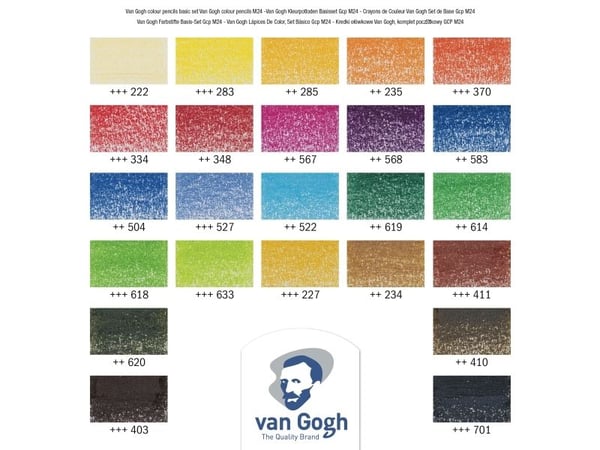 Van Gogh färgpennor basic set | 24 färger