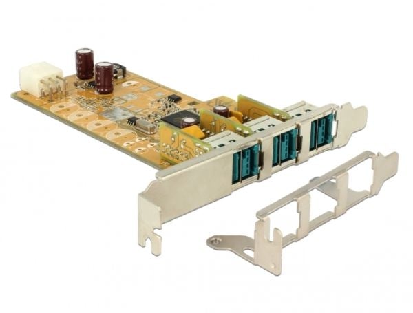 DeLOCK 89656, PCIe, USB 2.0, Kina, Pericom PI7C9X, 0,48 Gbit/s, Låda