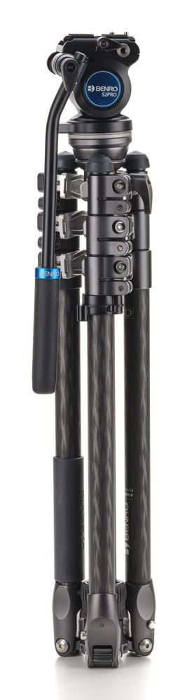 Benro FRHN14CFS2PRO, 3 jalkoja, musta, 178,6 cm, 2,29 kg