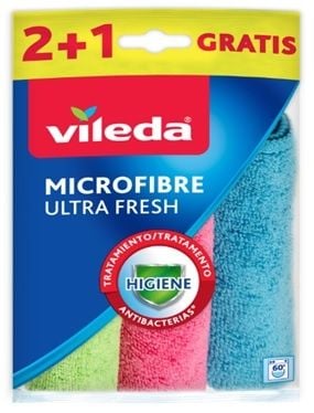 Vileda 4023103217409, Mikrokuitu, Monivärinen, Konepestävä, 60 °C, 300 mm, 300 mm, 300 mm