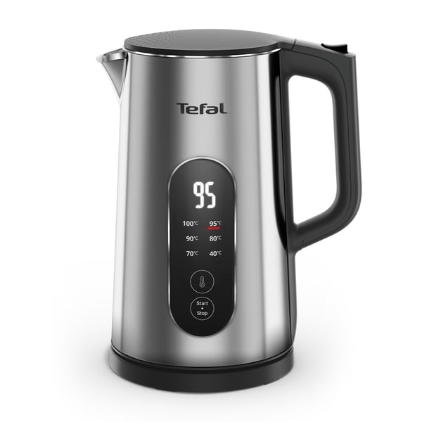 Tefal Selection KI871DE0 vedenkeitin 1500 W 1,7 l, musta/ruostumaton teräs