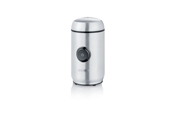 SEVERIN KM 3879 - Krydder/kaffe-kvern - 150 W - børstet rustfritt stål / svart