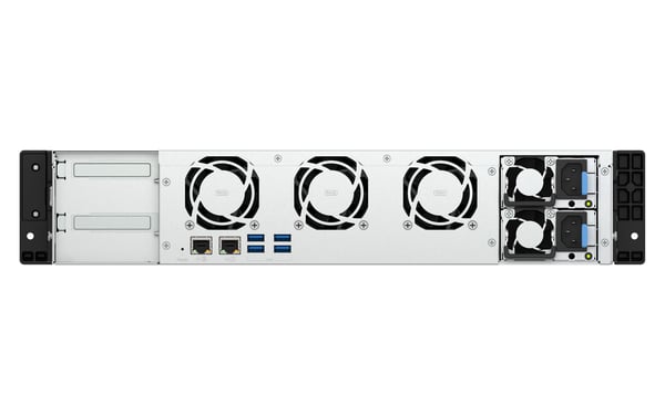 QNAP TS-855eU-RP - NAS-server - 8 brønner - kan monteres i rack - SATA 6Gb/s - RAID 0, 1, 5, 6, 10, 50, 60, TM, RAID TP - RAM 8 GB - Gigabit Ethern...