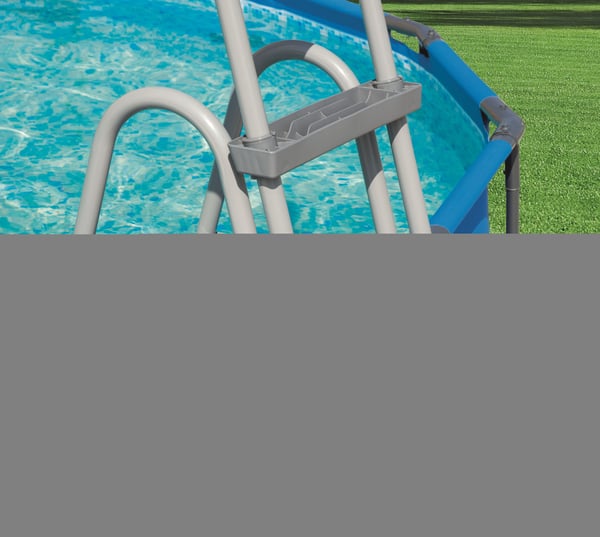 Bestway 58331, Stige, Blå, Hvit, Metall, Plast, 1220 mm, 11,6 kg, 1 stykker