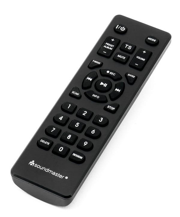 Soundmaster MCD1950SW mikroanlegg 20 W DAB+ FM BT, svart