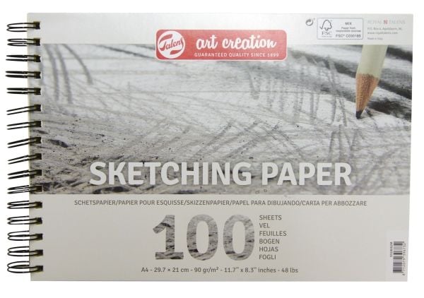 Talens Art Creation skisspapper 29,7 x 21 cm (A4), 90 g, 100 ark