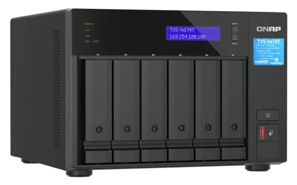 QNAP TVS-H674T-I5-32G, NAS, Tower, Intel® Core™ i5, i5-12400, 32 GB, DDR4