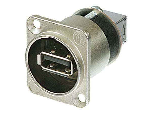 Neutrik USB-adapter USB (W) til USB Type B (W) USB 2.0 nikkel