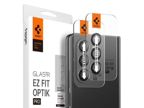 Spigen AGL06524, Linsebeskytter, Sort, Herdet glass, Samsung, Galaxy Z Fold 5, 14 mm