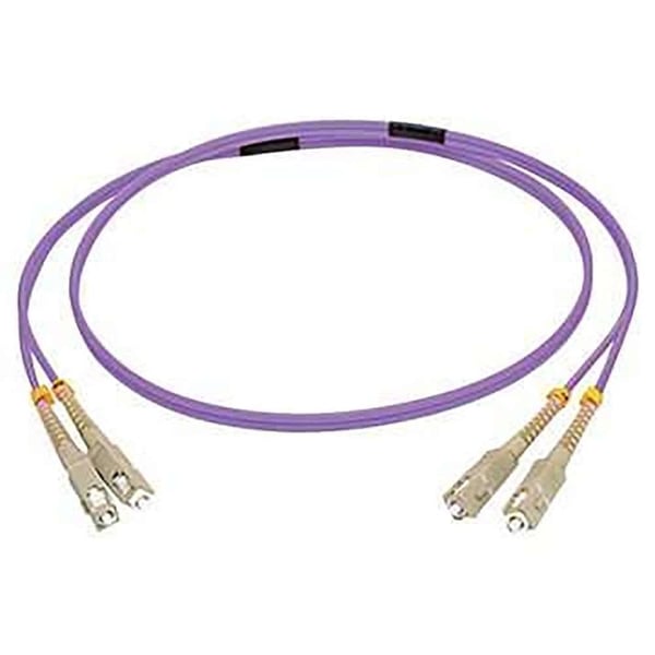 C2G 2m LC/LC OM4 LSZH Fibre Patch - Purple - Koblingskabel - LC multimodus (hann) til LC multimodus (hann) - 2 m - 2 m - fiberoptisk - dupleks - 50...