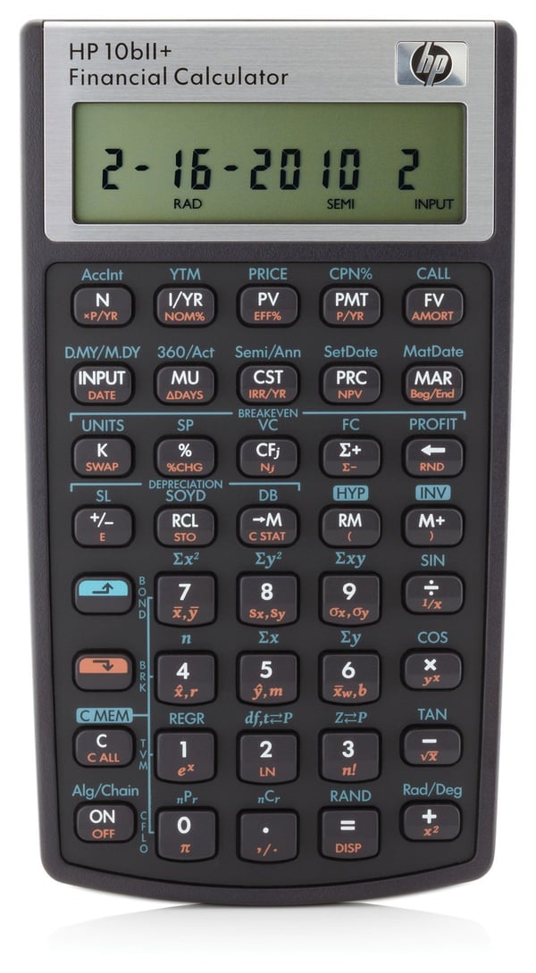 HP 10BII+ finansiell kalkulator (nordisk CD)