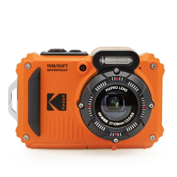 Kodak undervannskamera vanntett 15 m 16 MP 1080p 4x optisk zoom WiFi / Kodak Wpz2 / oransje
