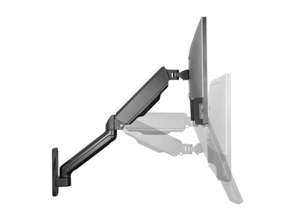 LogiLink BP0145, 9 kg, 43,2 cm (17"), 81,3 cm (32"), 100 x 100 mm, Höjdjustering, Svart
