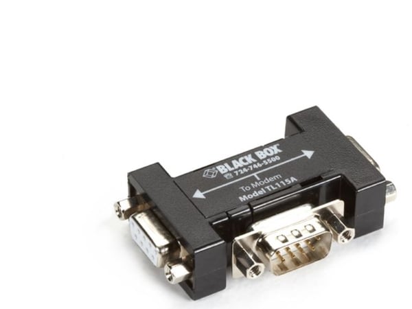 Black Box 2-to-1 Modem Splitter - Seriell splitter - DB-9 (hunn) til DB-9 (hann)