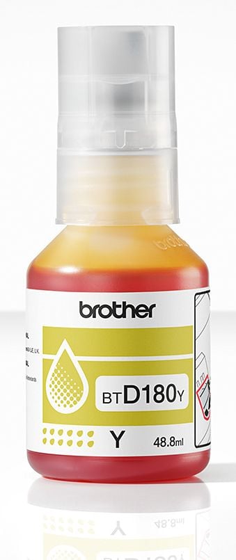 Brother BTD180Y, Alkuperäinen, Keltainen, Brother, DCP-T580DW, DCP-T583DW, DCP-T780DW, 5000 sivua, 1 kpl