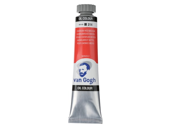 Van Gogh oljefärg tub Cadmium Red Medium 314