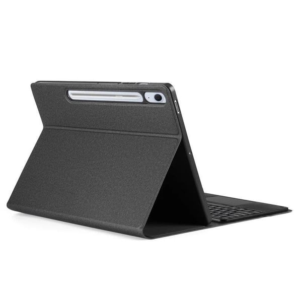 DUX DUCIS etui med sammenleggbart trådløst tastatur for SAMSUNG Tab S10 FE Plus - svart