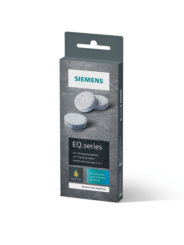 Siemens TZ80001A rengjøringstabletter, 10 stk.