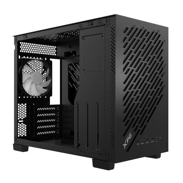 XPG VALOR AIR NANO, Midi Tower, PC, Svart, micro ATX, Mini-ITX, SPCC, 17 cm