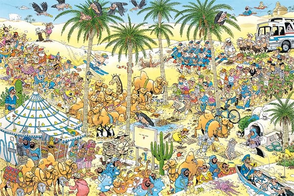 Jumbo Jan van Haasteren pussel 1500 st. The Oasis (19059)