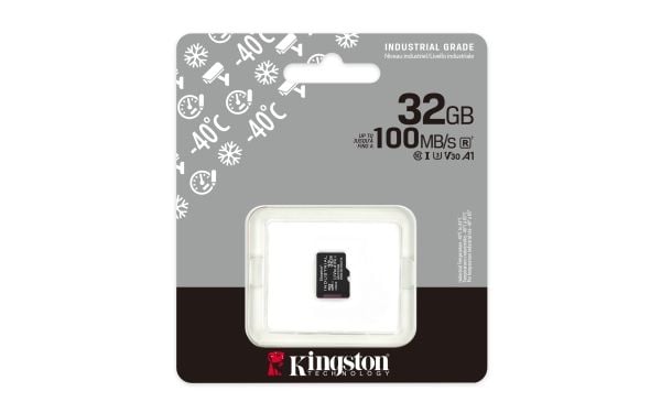Kingston Industrial - Flashminnekort - 32 GB - A1 / Video Class V30 / UHS-I U3 / Class10 - microSDHC UHS-I
