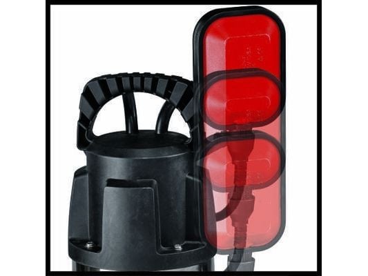 Einhell GC-DP 9040 N, 900 W, AC, 22000 l/h, Musta, Punainen, Ruostumaton teräs