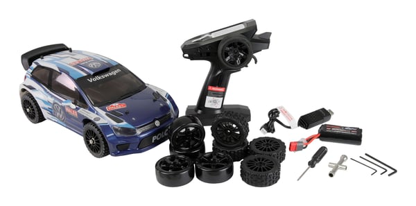 Amewi RC Rallye VW Polo R WRC HyperGo 1:14 RTR sininen