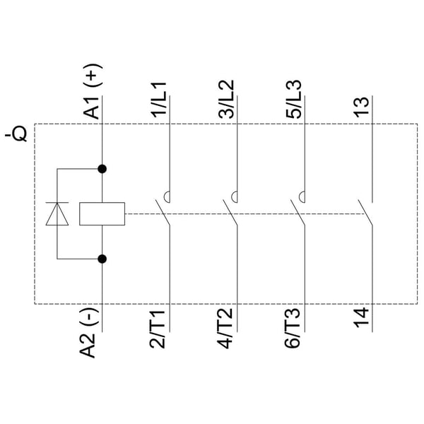 Siemens 3RT2017-1VB41, 58 mm, 50 mm, 61,5 mm, 77,5 mm, 313 g, 1 kpl