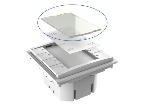 Vivolink VLCP8B-PLEXIGLASS, Valkoinen, DC, 12 V, 10 g, 10 g