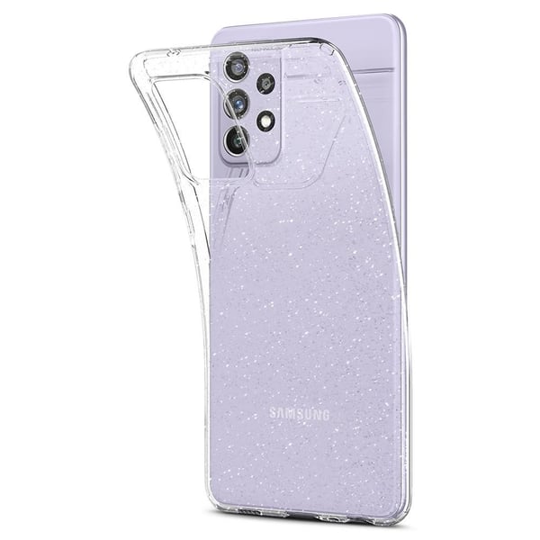 Spigen Liquid Crystal Glitter, Omslag, Samsung, Galaxy A72, 17 cm (6.7"), Transparent