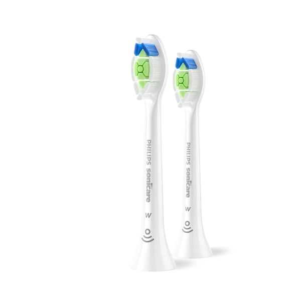 Philips Sonicare W2 Optimal White HX6062 - Utskiftningsbørstehode - for tannbørste - hvit (en pakke 2)